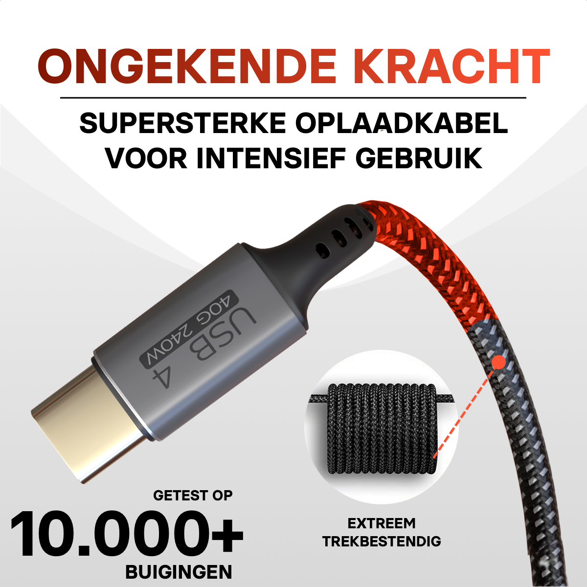 Gaming Snellader USB-C naar USB-C